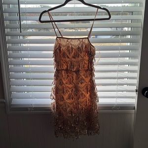 Sequence peach dress